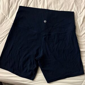 lululemon align 6” shorts true navy